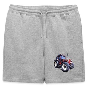 Field force 80-90 - Mens' Premium Organic Sweatshorts - heather grey - Front - AI Model Male 178 light (178cm)