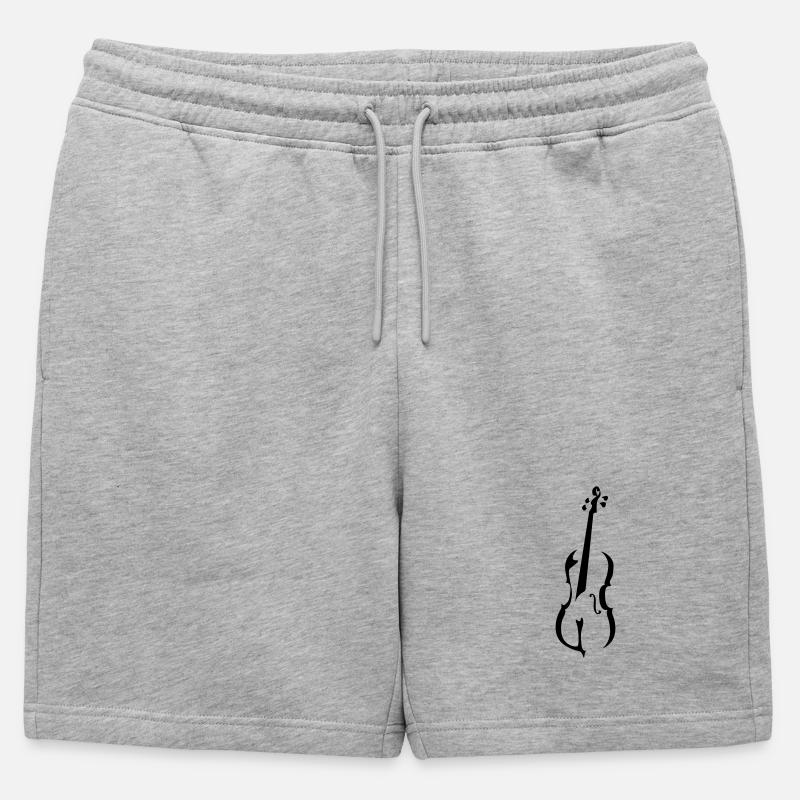 Cello - Männer Premium Organic Sweatshorts - Grau meliert