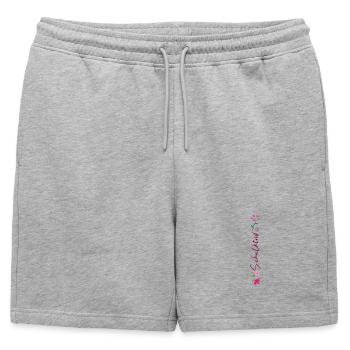 Écolier 2026 - Short de survêtement homme premium - gris chiné - Devant - AI Model Male 178 light (178cm)