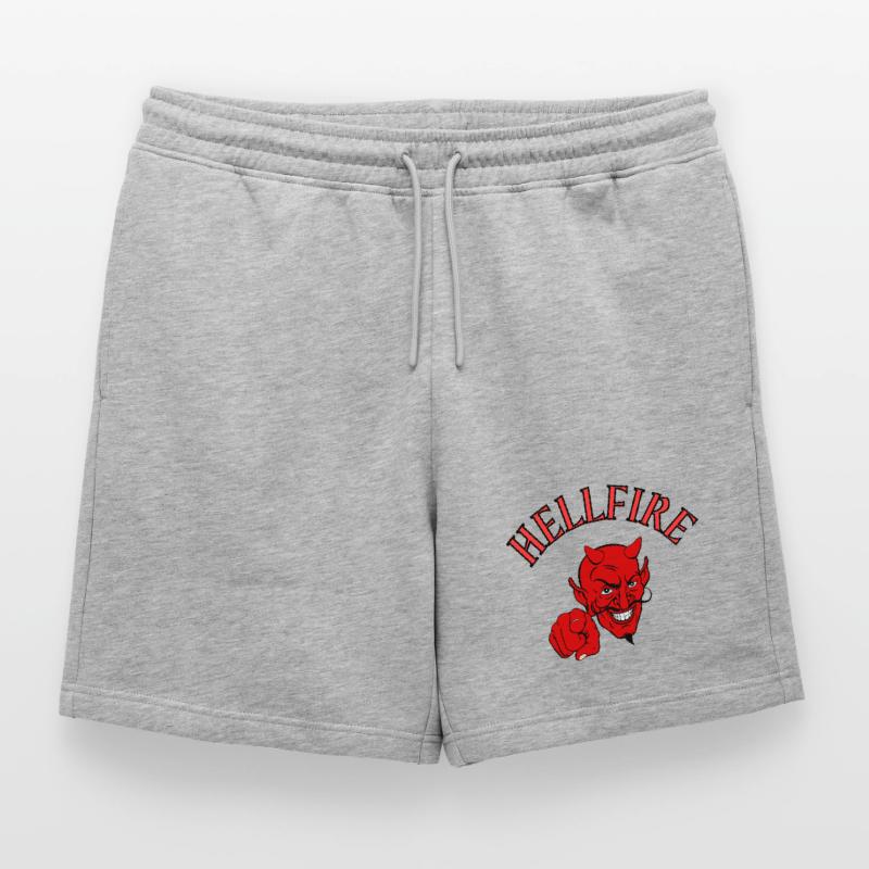 Devil, Satan, Devil, Hellfire Mens' Premium Organic Sweatshorts