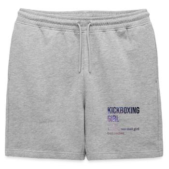 Kickboxing Kickboxing Kickboxing - Short de survêtement homme premium - gris chiné - Devant - AI Model Male 178 light (178cm)