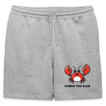 Club de fans humains IA - Short de survêtement homme premium - gris chiné - Devant - AI Model Male 178 light (178cm)