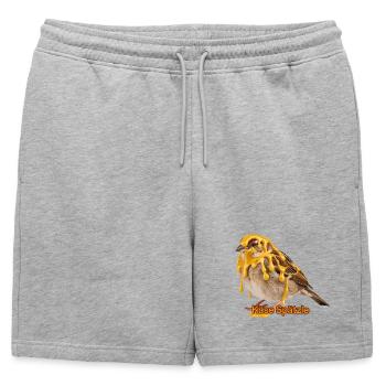 Cheese Spätzle Spatz Drôle de dicton souabe pour - Short de survêtement homme premium - gris chiné - Devant - AI Model Male 178 light (178cm)