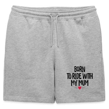 Énonciations de chevaux - Short de survêtement homme premium - gris chiné - Devant - AI Model Male 178 light (178cm)