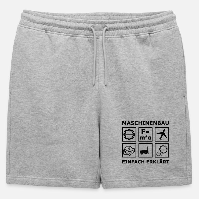 Mechanical Engineering Engineers - Mens' Premium Organic Sweatshorts - heather grey