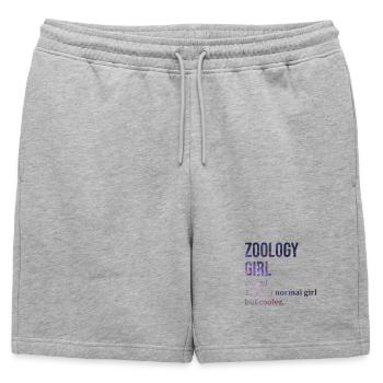 Zoologie Zoologie Zoologie - Short de survêtement homme premium - gris chiné - Devant - AI Model Male 178 light (178cm)