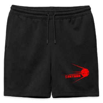 spoutnik - Short de survêtement homme premium - noir - Devant - AI Model Male 178 light (178cm)