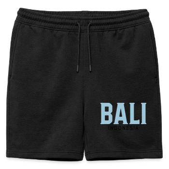 Bali - Short de survêtement homme premium - noir - Devant - AI Model Male 178 light (178cm)