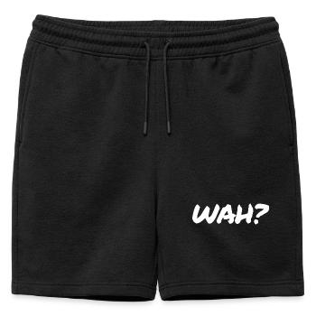 WAH? Cadeau de la mer du Nord bas-allemande, nord-allemande - Short de survêtement homme premium - noir - Devant - AI Model Male 178 light (178cm)