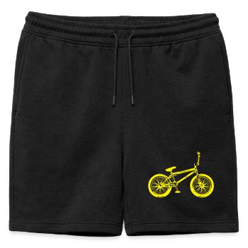 BMX Bike - Bmx Bike - BMX Rider - Short de survêtement homme premium - noir - Devant - AI Model Male 178 light (178cm)