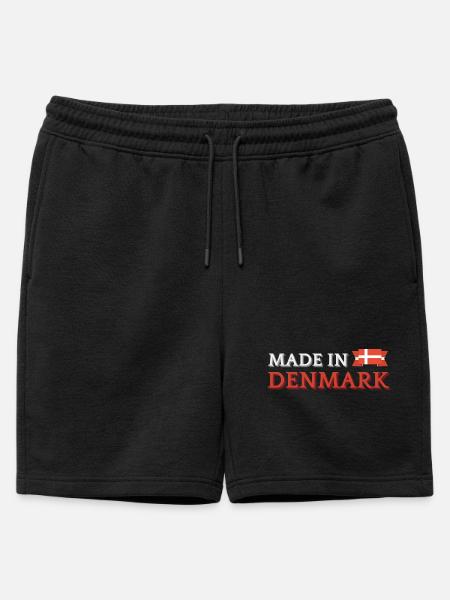 Made in Denmark, Danish pride - Mens' Premium Organic Sweatshorts - black