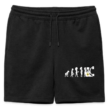 Humour Manip Radio de bloc pour femme Radiologie - Short de survêtement homme premium - noir - Devant - AI Model Male 178 light (178cm)