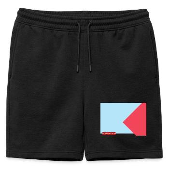 BLEU ROUGE 2025 - Short de survêtement homme premium - noir - Devant - AI Model Male 178 light (178cm)