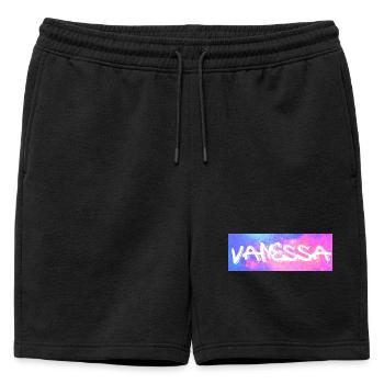 Vanessa Nom Cadeau Idée Cadeau Galaxy - Short de survêtement homme premium - noir - Devant - AI Model Male 178 light (178cm)