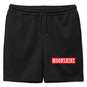 moon shine moonshiner distille schnapps bière d’alcool - Short de survêtement homme premium - noir - Devant - AI Model Male 178 light (178cm)