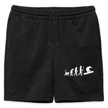 Développement du snowboard - Short de survêtement homme premium - noir - Devant - AI Model Male 178 light (178cm)