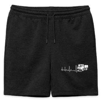 Heartbeat Multicar M25 DDR Mobylette Camion w - Short de survêtement homme premium - noir - Devant - AI Model Male 178 light (178cm)