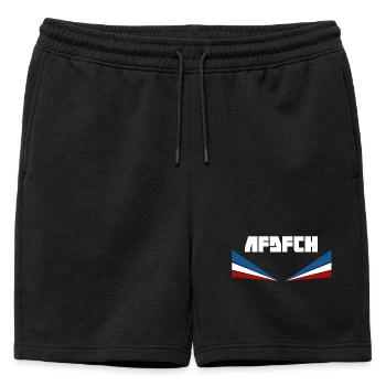 AFDFCH Rostock - Short de survêtement homme premium - noir - Devant - AI Model Male 178 light (178cm)
