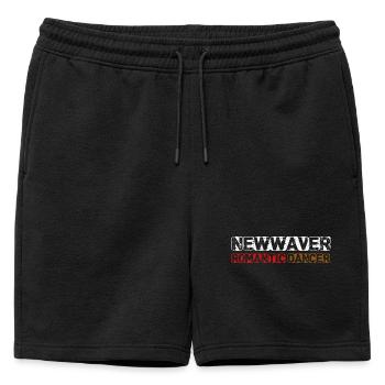 New Waver & Romantic Dancer - Männer Premium Organic Sweatshorts - Schwarz - Vorne - AI Model Male 178 light (178cm)