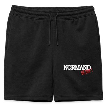 Normand de ouf - Short de survêtement homme premium - noir - Devant - AI Model Male 178 light (178cm)
