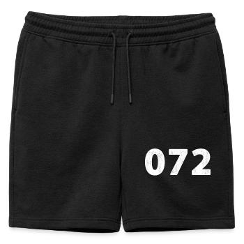 072 Alkmaar, Egmond aan Zee, Heerhugowaard, Limmen - Short de survêtement homme premium - noir - Devant - AI Model Male 178 light (178cm)