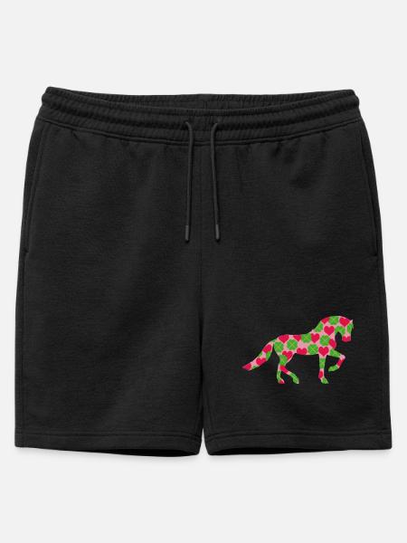 La chance des chevaux - Short de survêtement homme premium - noir