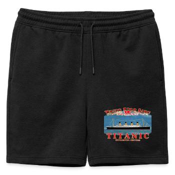 TITANIC CREATION Louis RUNEMBERG © Adagp - Short de survêtement homme premium - noir - Devant - AI Model Male 178 light (178cm)