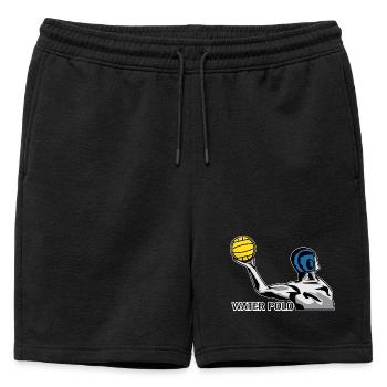 Wasserball Water-polo - Short de survêtement homme premium - noir - Devant - AI Model Male 178 light (178cm)