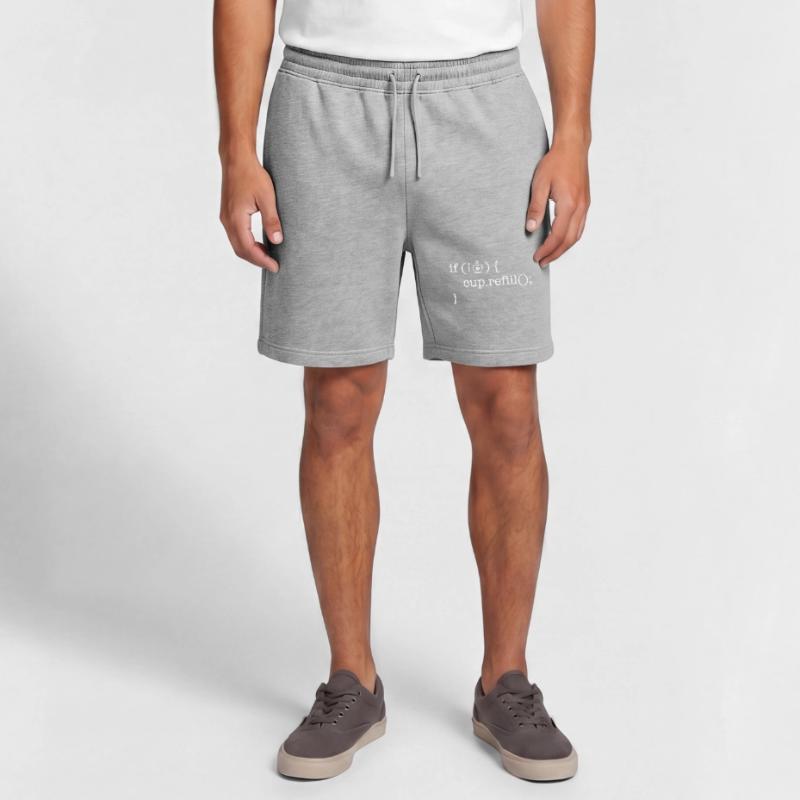 Coffee code lover software developer programmer Mens' Premium Organic Sweatshorts
