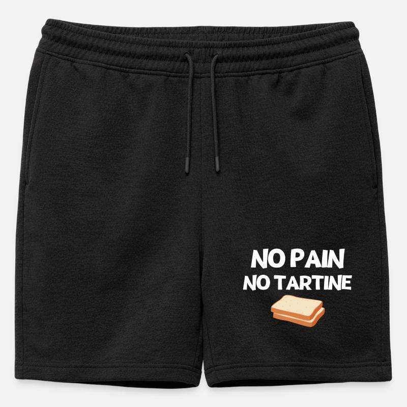 Bäcker, Bäcker, Bäcker - Männer Premium Organic Sweatshorts - Schwarz