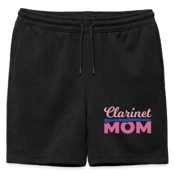Clarinette Mama - Short de survêtement homme premium - noir - Devant - AI Model Male 178 light (178cm)