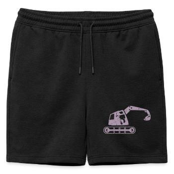 Excavatrices, opérateurs d’excavatrices, opérateurs d’équipement de construction – - Short de survêtement homme premium - noir - Devant - AI Model Male 178 light (178cm)