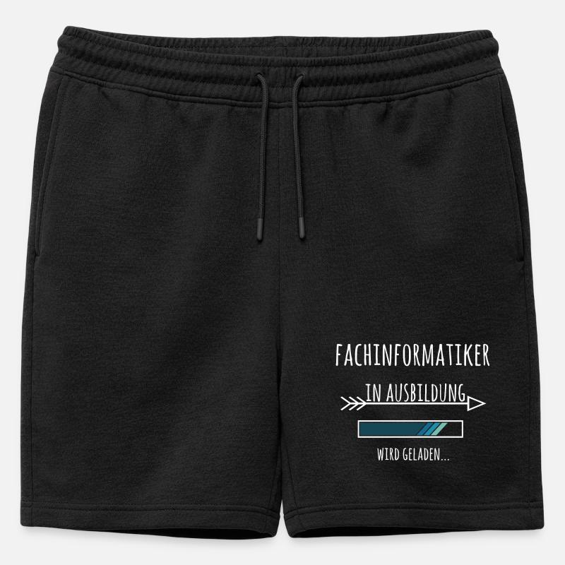 Fachinformatiker Ausbildung Beruf - Männer Premium Organic Sweatshorts - Schwarz