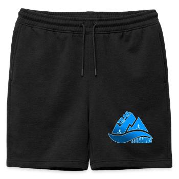 Trail Running Montagnes Homme Femme - Short de survêtement homme premium - noir - Devant - AI Model Male 178 light (178cm)