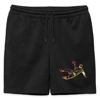 Joueur de handball rétro - Short de survêtement homme premium - noir - Devant - AI Model Male 178 light (178cm)