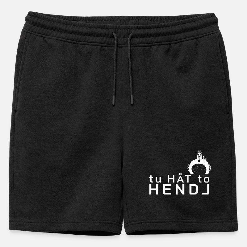 Hendl Version 2 - Männer Premium Organic Sweatshorts - Schwarz