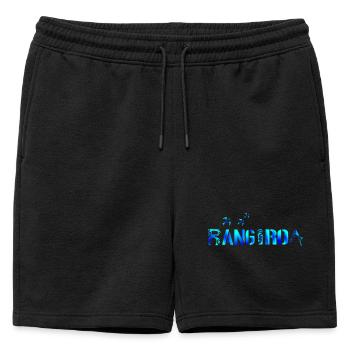 RANGIROA - Mens' Premium Organic Sweatshorts - black - Front - AI Model Male 178 light (178cm)