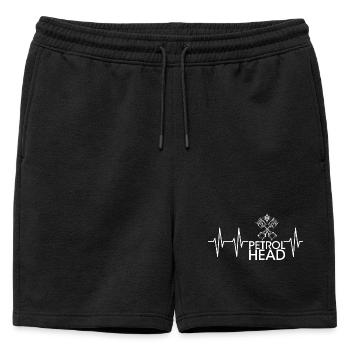 Tête d’essence Heartbeat Pulse Moteur Turbo Tuner Voiture - Short de survêtement homme premium - noir - Devant - AI Model Male 178 light (178cm)