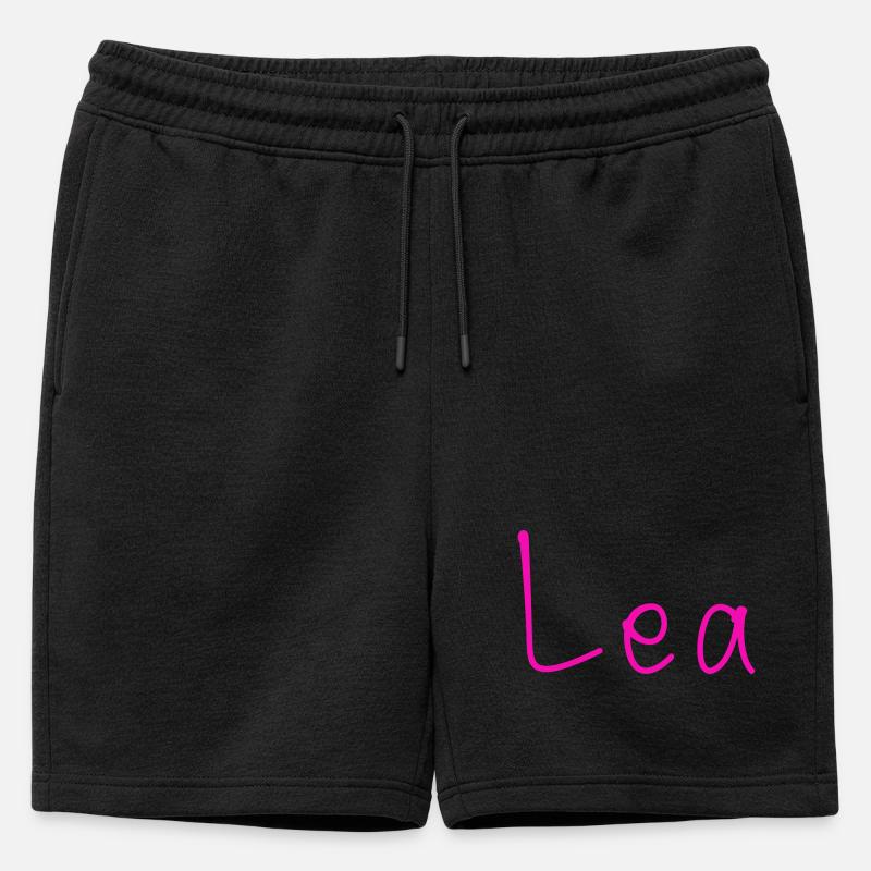 Lea - Männer Premium Organic Sweatshorts - Schwarz
