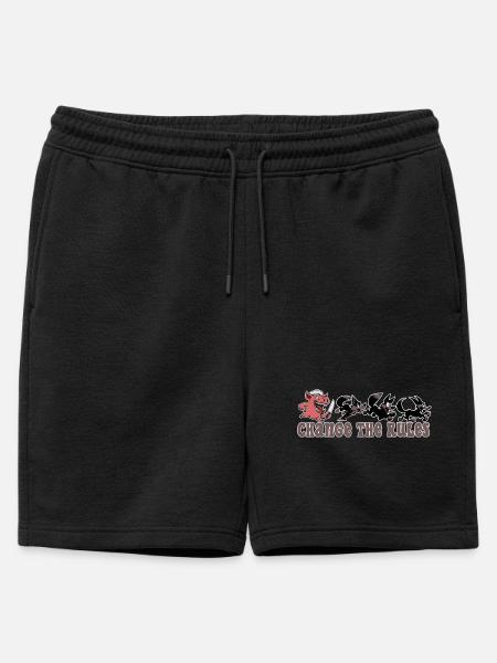 Pig changes the rules! - Mens' Premium Organic Sweatshorts - black