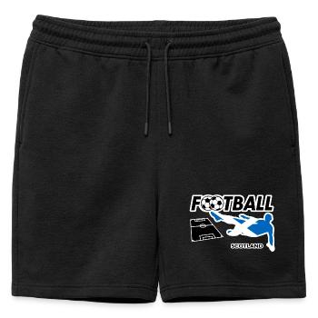 La fièvre du football en Écosse - Short de survêtement homme premium - noir - Devant - AI Model Male 178 light (178cm)