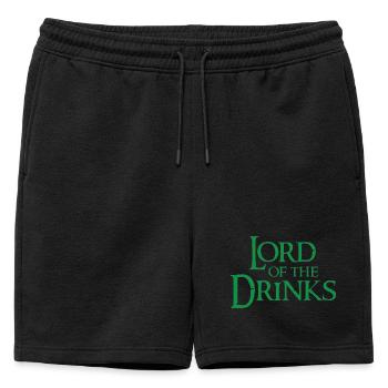 Fantasie Getränke Saga - Männer Premium Organic Sweatshorts - Schwarz - Vorne - AI Model Male 178 light (178cm)