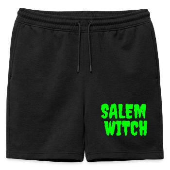 SalemWitch Halloween Design - Short de survêtement homme premium - noir - Devant - AI Model Male 178 light (178cm)