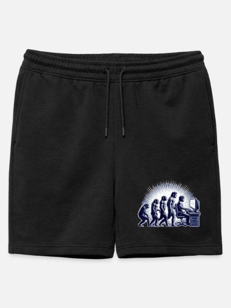 GAMING EVOLUTION - Mens' Premium Organic Sweatshorts - black