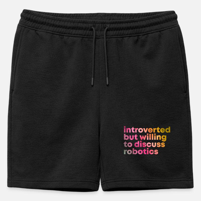 Robotertechnik - Männer Premium Organic Sweatshorts - Schwarz