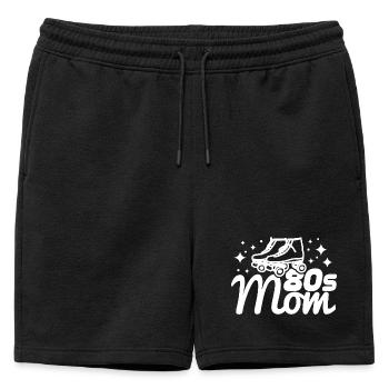 Maman des années 80 - Short de survêtement homme premium - noir - Devant - AI Model Male 178 light (178cm)