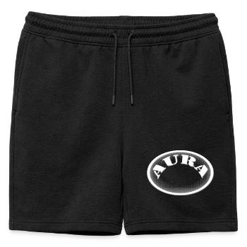 Aura Mot de l’année 2024 pour les jeunes - Short de survêtement homme premium - noir - Devant - AI Model Male 178 light (178cm)