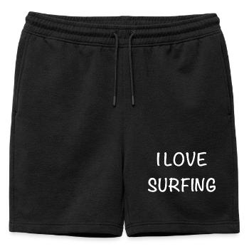 J’adore le surf - Short de survêtement homme premium - noir - Devant - AI Model Male 178 light (178cm)