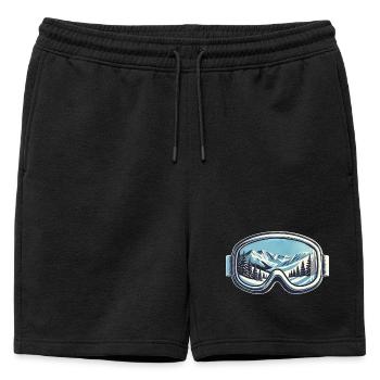 Sports d’hiver Ski Snowboard Lunettes de ski Vacances - Short de survêtement homme premium - noir - Devant - AI Model Male 178 light (178cm)