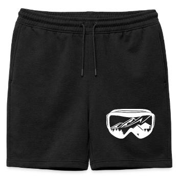 Lunettes de snowboard - Short de survêtement homme premium - noir - Devant - AI Model Male 178 light (178cm)